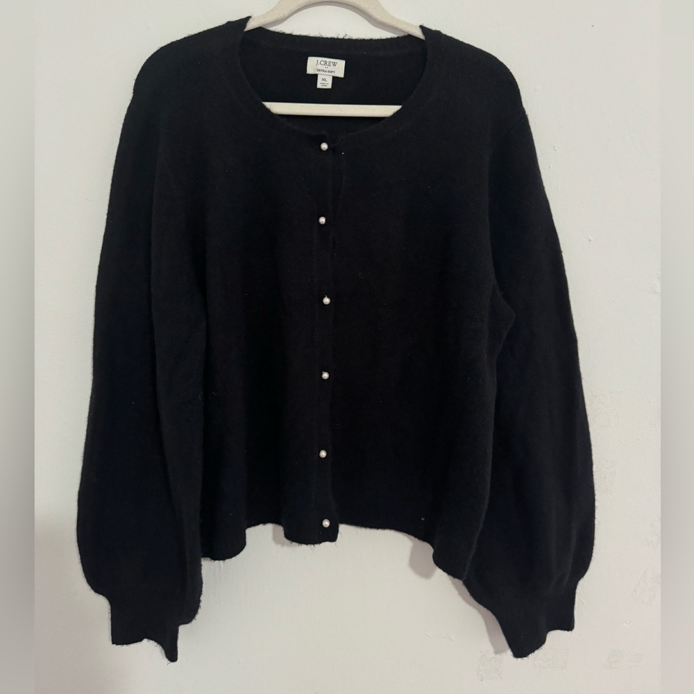 J. Crew Extra Soft Cardiagn With Pearls